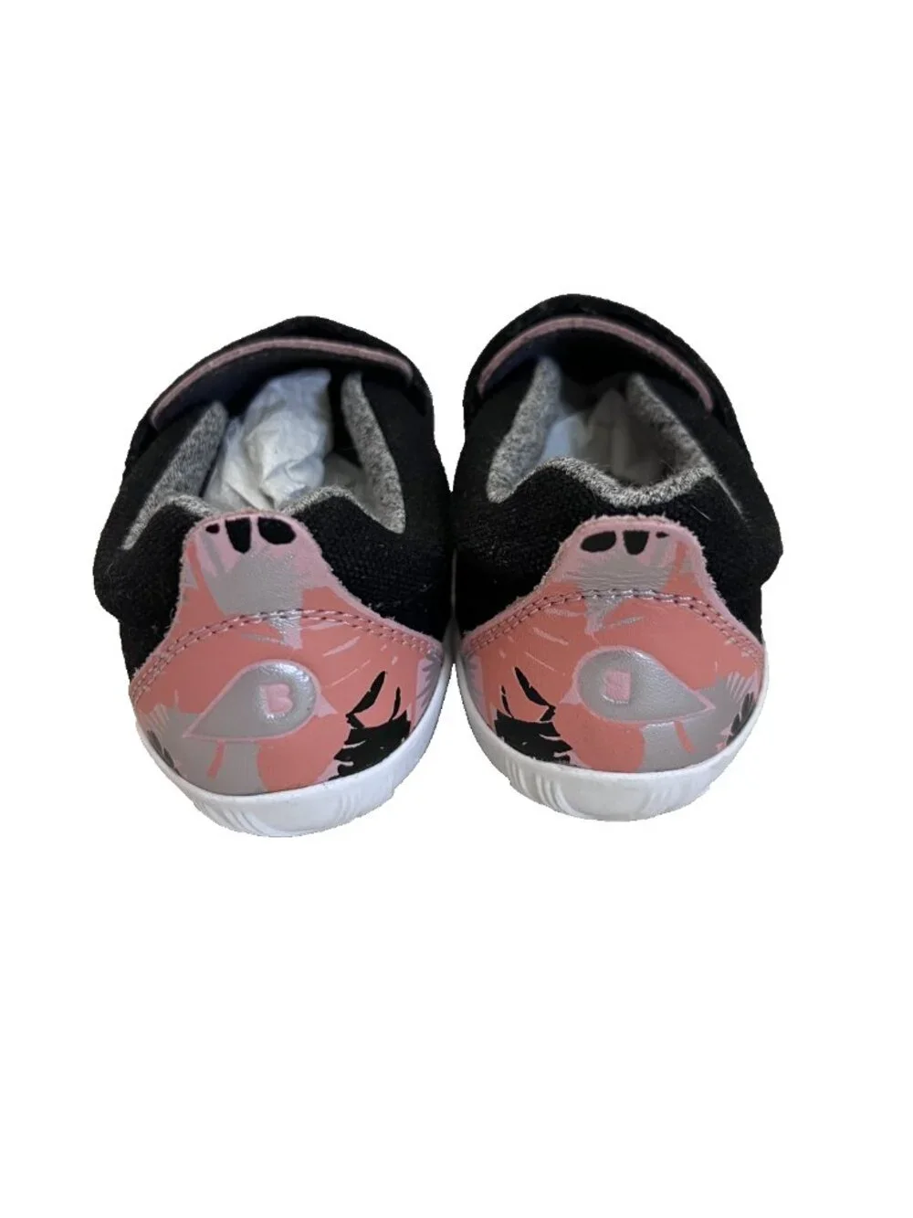 BOBUX I-Walk Grass Court Rainforest Pink Palm Leaf Leather Sneakers EU 22 US 6